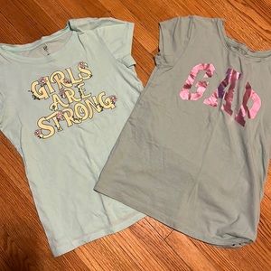 Girls GAP tee shirts
